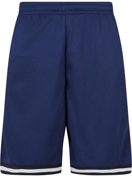 Urban Classics Kalhoty tmavě modrá / černá bílá