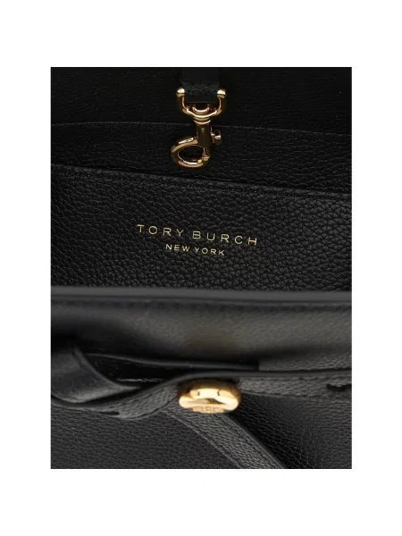Torebka Tory Burch skórzana czarna