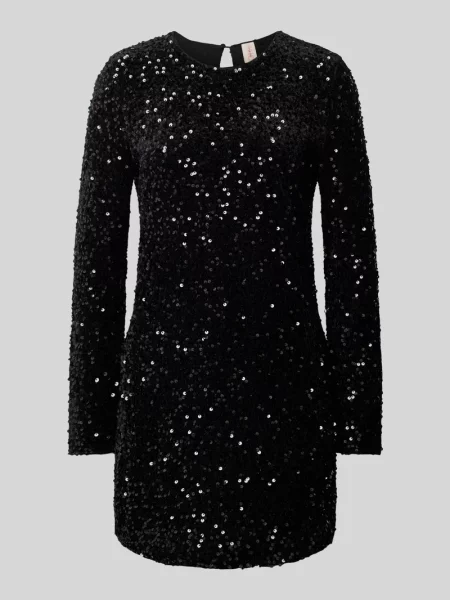 Sukienka cekinowa mini z wycięciem w kształcie łezki z tyłu model ‘ANIKA’ Only