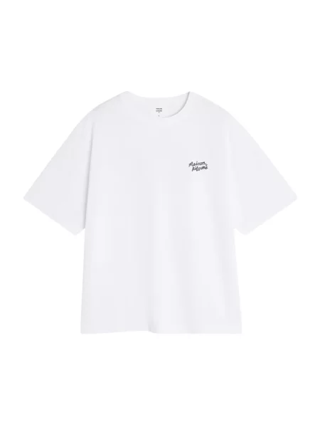 Koszulka Maison Kitsune z nadrukiem biała