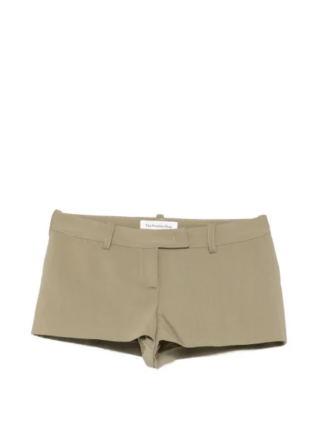 Cu centură pantaloni scurți The Frankie Shop verde