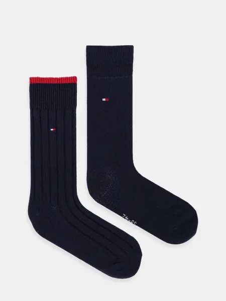 Чорапи Tommy Hilfiger 2 чифта тъмносиньо