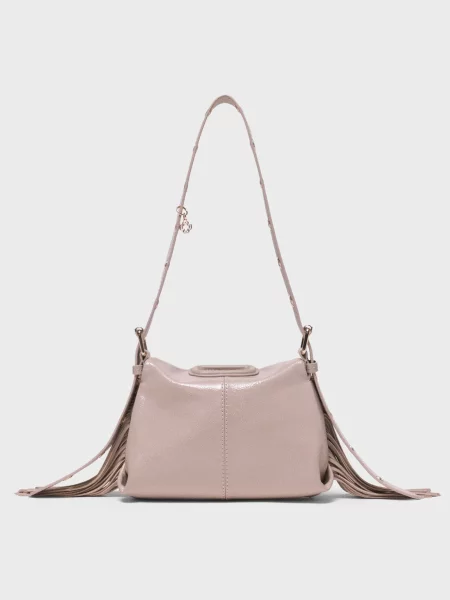 Шкіряна сумка Maje бежева