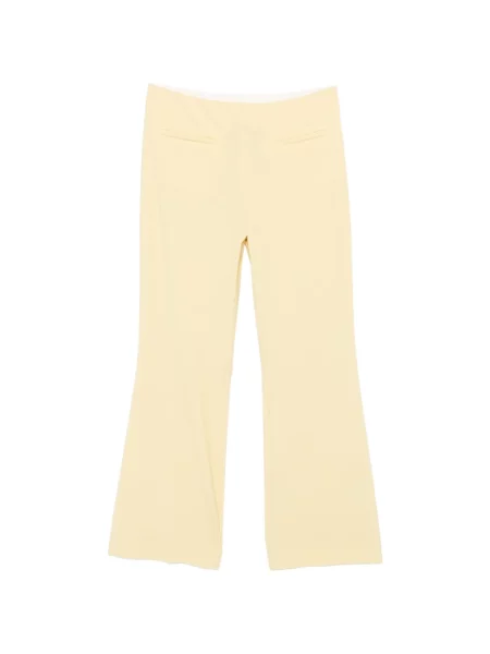 Pantaloni Semicouture evazate galben