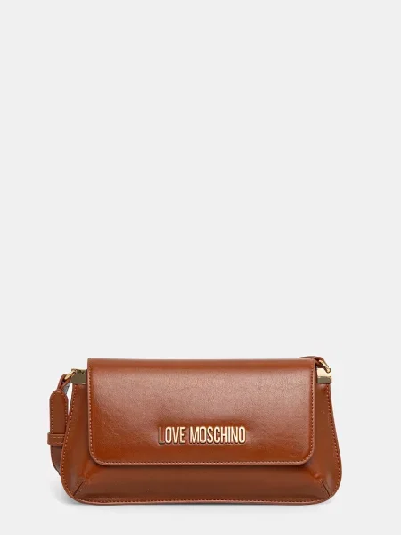 Geantă LOVE MOSCHINO maro