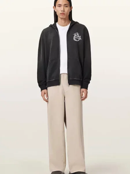 AllSaints hanorac de TERRA negru