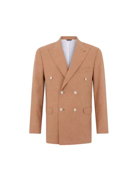 Marynarka Brooks Brothers dwurzędowa pomarańczowa