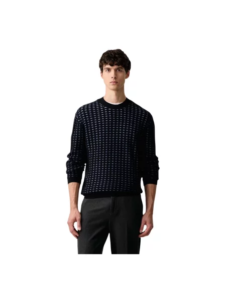 Sweter Armani Exchange niebieski