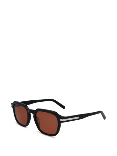 Ochelari de soare Ferragamo Eyewear cu imprimeu geometric negru