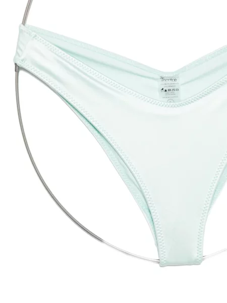 Bikini Montce cu volane albastru
