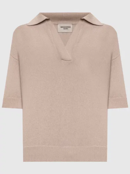 Поло Max Mara Weekend бежевое