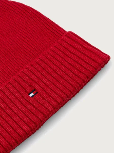 Tommy Hilfiger Czapka z domieszką kaszmiru Mężczyźni ONE SIZE czerwony