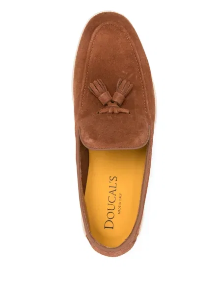 Pantofi loafer Doucal's din piele maro