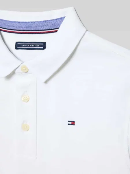 T-shirt z wyhaftowanym logo Tommy Hilfiger Teens biała