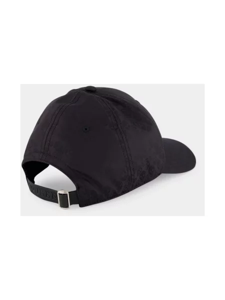 Czapka z daszkiem Alexander Mcqueen czarna