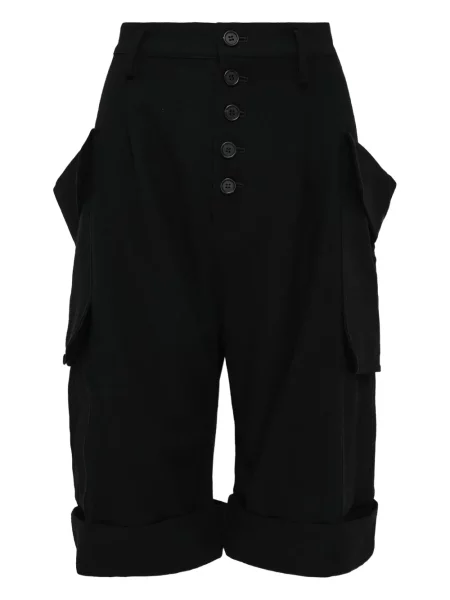 Szorty cargo Yohji Yamamoto czarne