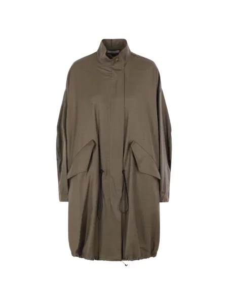 Geacă parka Dusan de lână verde