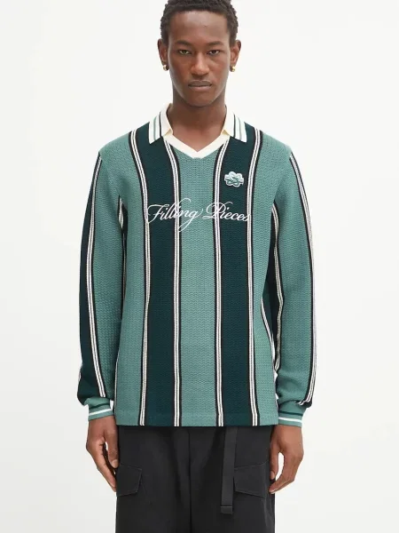 Filling Pieces Knit Football Jersey pulover cu vâscoză bărbați