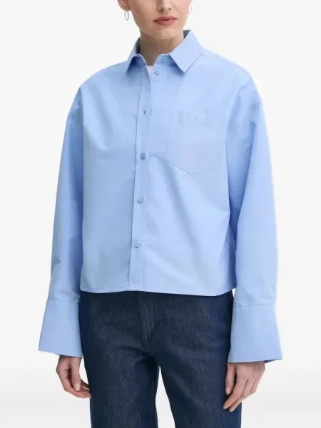 Košulja Day Birger Et Mikkelsen s vezom plava