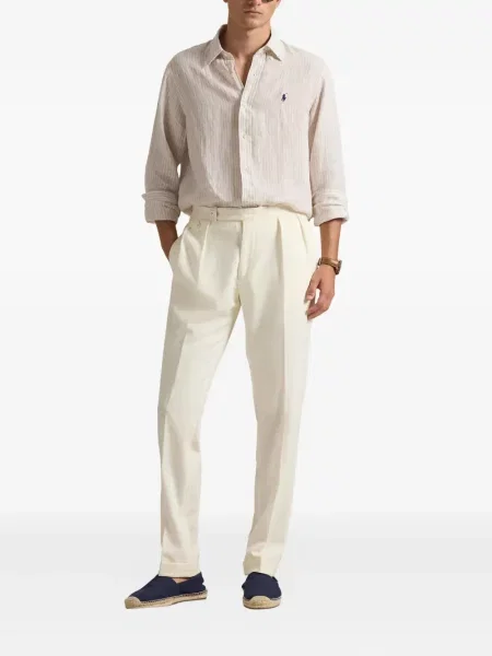 Czapka z daszkiem Polo Ralph Lauren w kratkę z twillu biznesowa niebieska