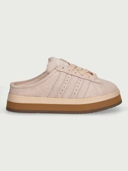 Adidas Originals Campus Winter Low sneakers pentru femei din piele întoarsă bej
