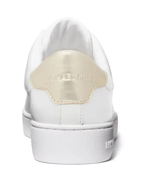 Matlasat sneakerși Michael Michael Kors din piele alb
