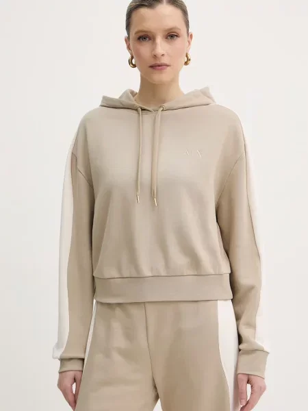 Bluza Armani Exchange beżowa