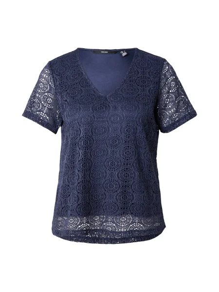 VERO MODA Tričko MAYA námořnická modř