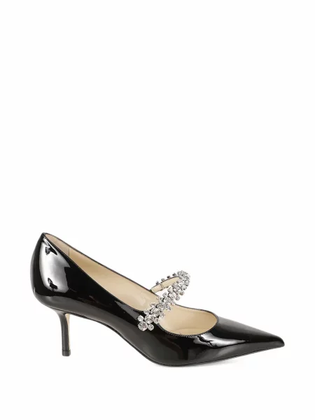 Pantofi cu toc Jimmy Choo din piele negru
