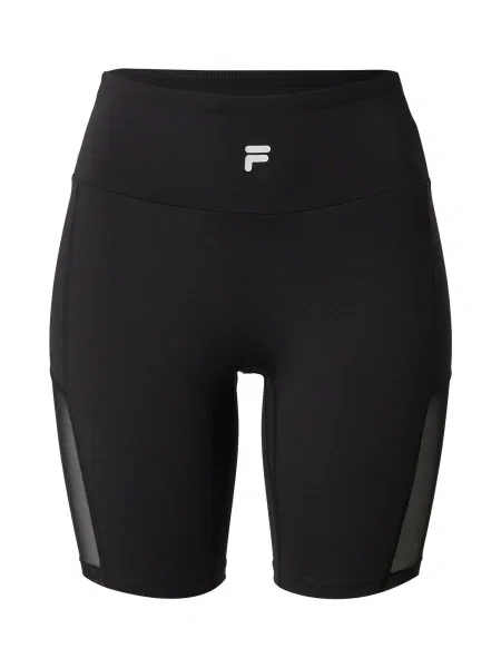 FILA Pantaloni sport negru / gri deschis