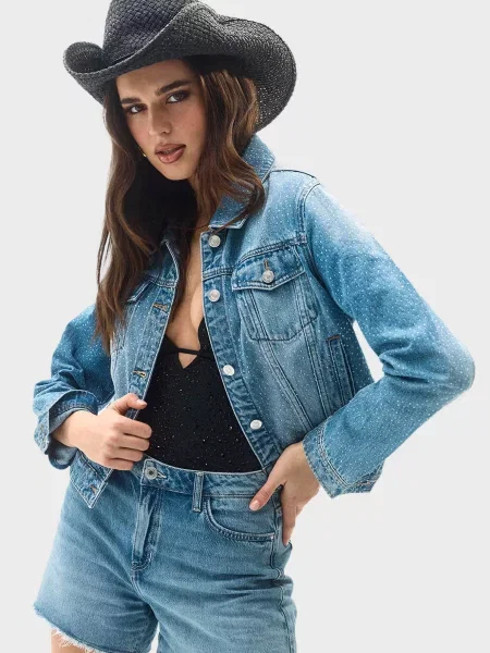 Джинсові шорти Guess блакитні