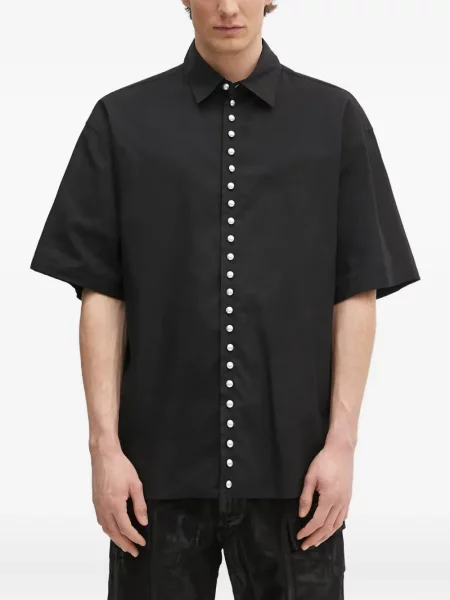 Kratak košulja Ambush sa perlicama crna