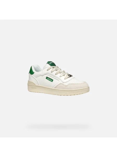 Sneakerși Geox alb