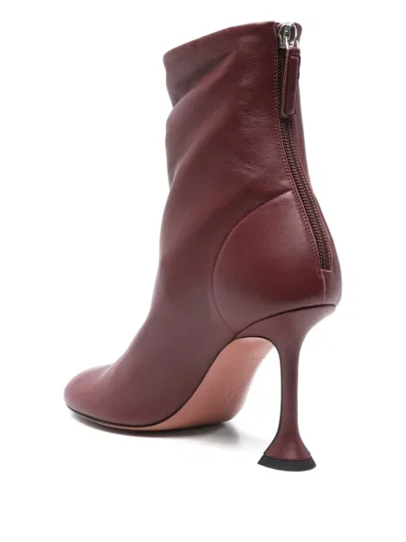 Botine Amina Muaddi roșu