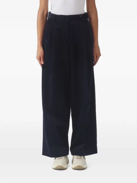 Pantaloni 's Max Mara de catifea cord albastru