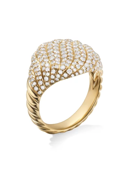 Gyűrű David Yurman sárga