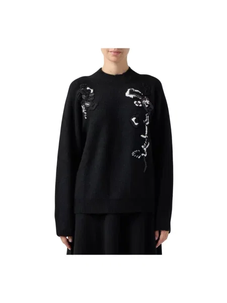 Sweter Ermanno Scervino wełniany czarny