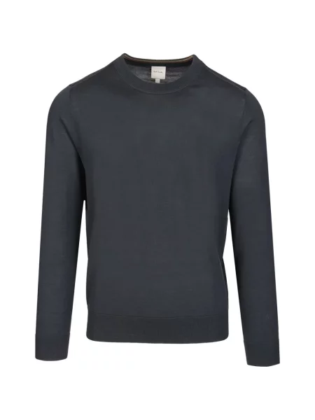 Pulover Paul Smith cu decolteu rotund gri