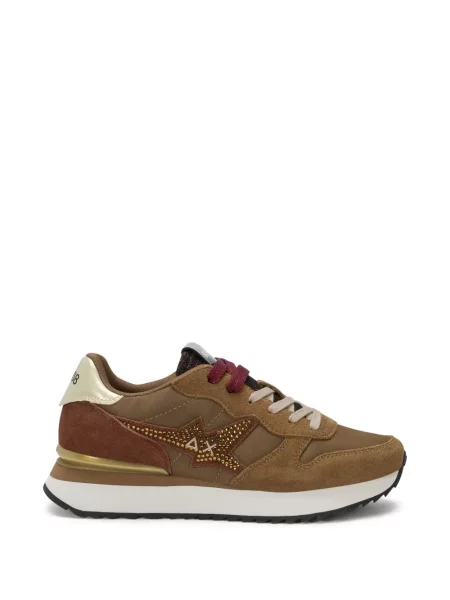 Sneakerși Sun68 maro