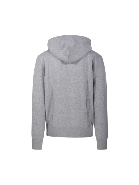 Bluza rozpinana Ralph Lauren z logo szara