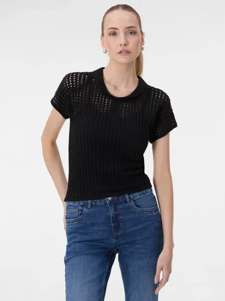 Gulerat tricou Orsay negru