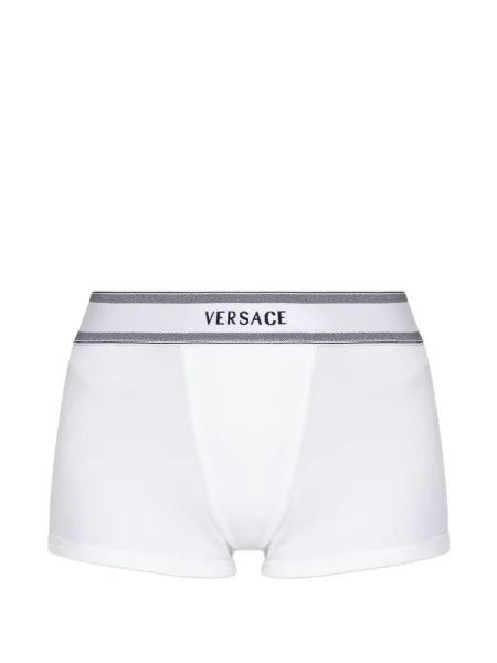 Chiloți briefs Versace cu autograf alb