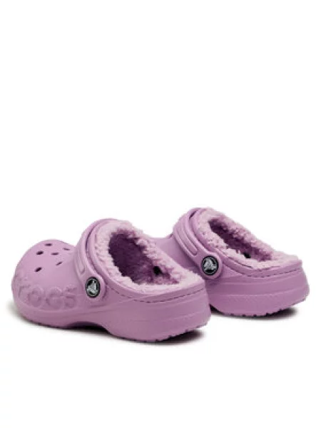 Crocs Šlepetės Baya Lined Clog K violetinė