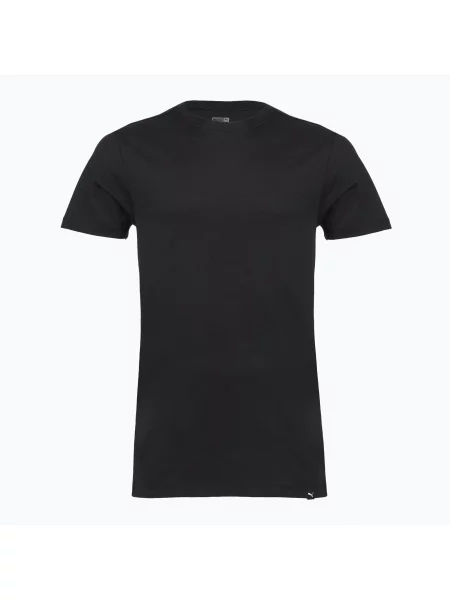 Tricou pentru bărbați PUMA Basic Crew 2 pack black negru