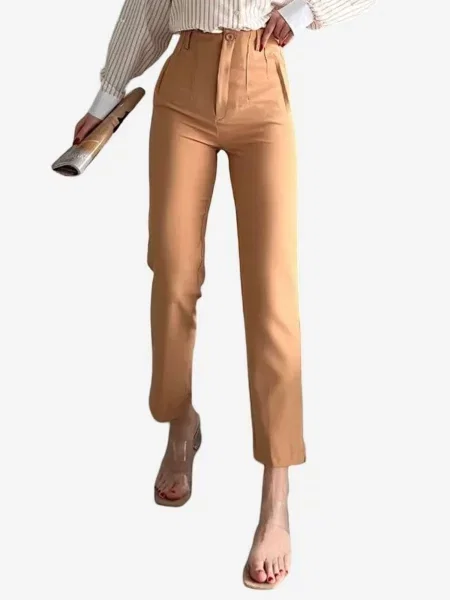 My fashion Hlače kamela