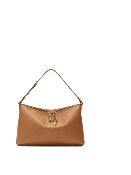 Furla Torebki Kobieta ONE SIZE Skóra Debby Shoulder Bag brązowy
