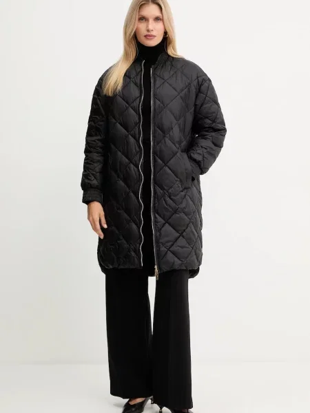 TWINSET Bluză cu gât negru