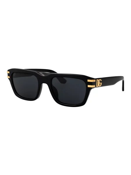 Dolce & Gabbana Akcesoria Mężczyzna ONE SIZE Stylowe okulary przeciwsłoneczne z modelem czarny