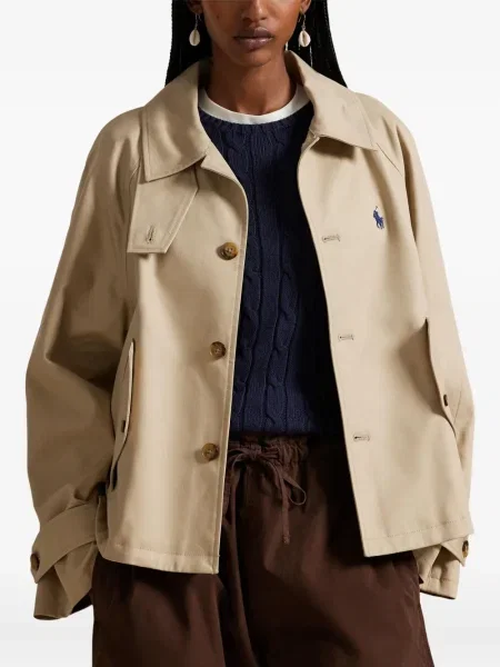 Prugasta lanena šilterica Polo Ralph Lauren bijela