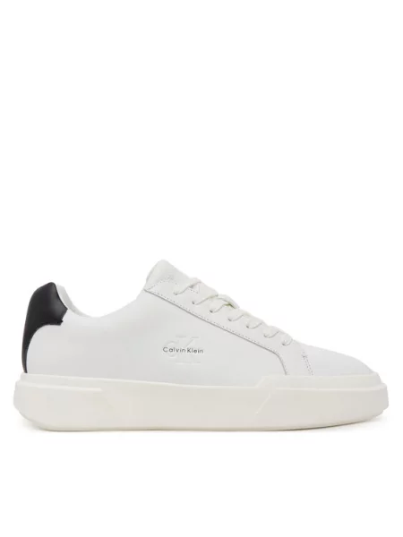 Chunky džíny Calvin Klein bílé